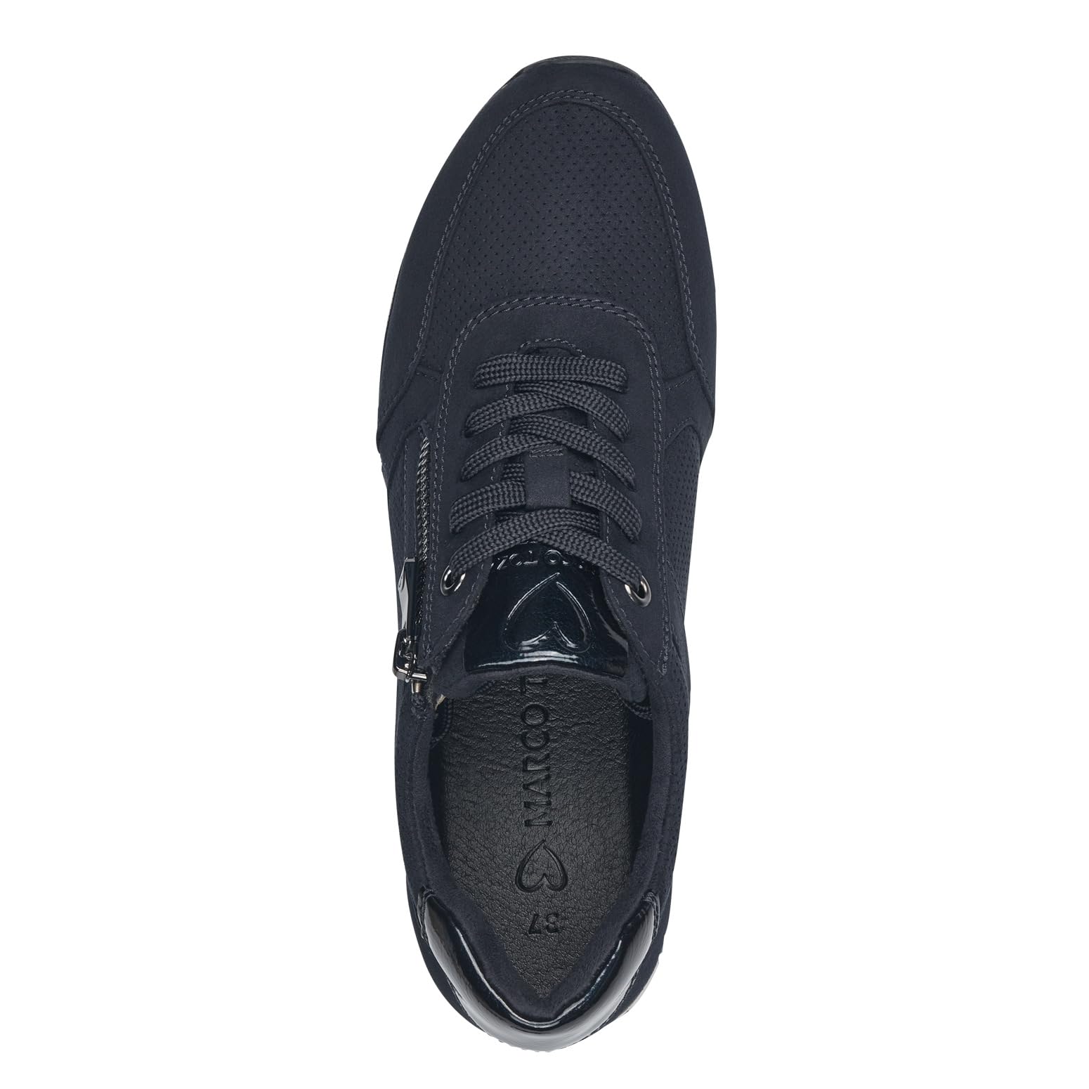 MARCO TOZZI Damen Sneaker flach Freizeit, Blau (DK.Navy Comb), 42 EU – Ansicht 3