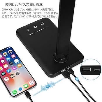 Amazon | デスクライトLEDテーブルランプ 省エネ 電気スタンド