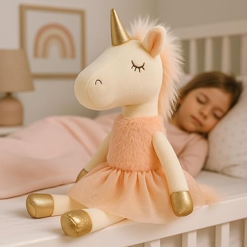 Miniatura 3 de Unicornio de peluche de bailarina, unicornio de peluche, regalos de unicornios y muñeca para recitales de baile y bailarinas