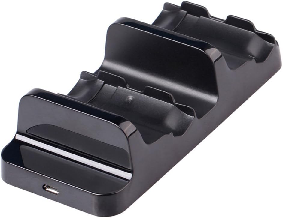 Dual Xbox One Controllers Charger Kit with USB Docking Cradle & 2x300mAh Rechargeable Battery Pack for Microsoft Xbox One, Xbox One Elite, Xbox One S & Xbox One X