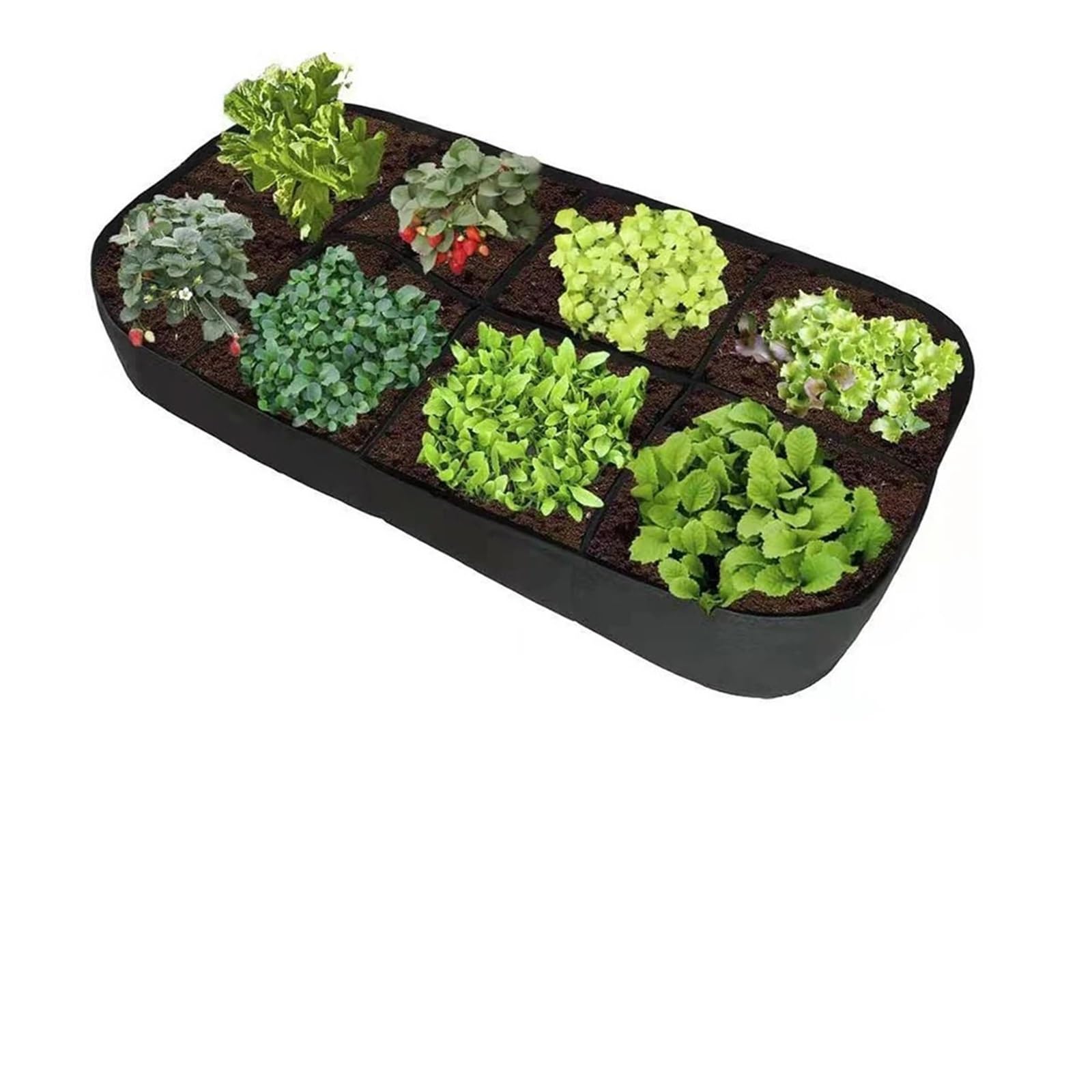 Sac de plantation rectangulaire en feutre résistant pour réussir ses cultures sans grand jardin