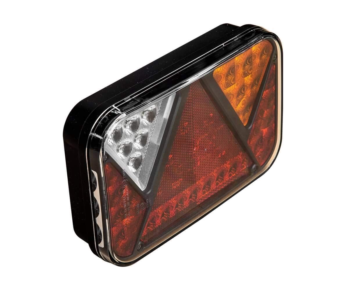 Fristom LED Rückleuchten Set FT-270 12V für Anhänger Links rechts | Hermetische 12 V Anhängerbeleuchtung mit 5-Pin Bajonett. Ideal für leichte PKW-Anhänger, Busse und Landmaschinen.