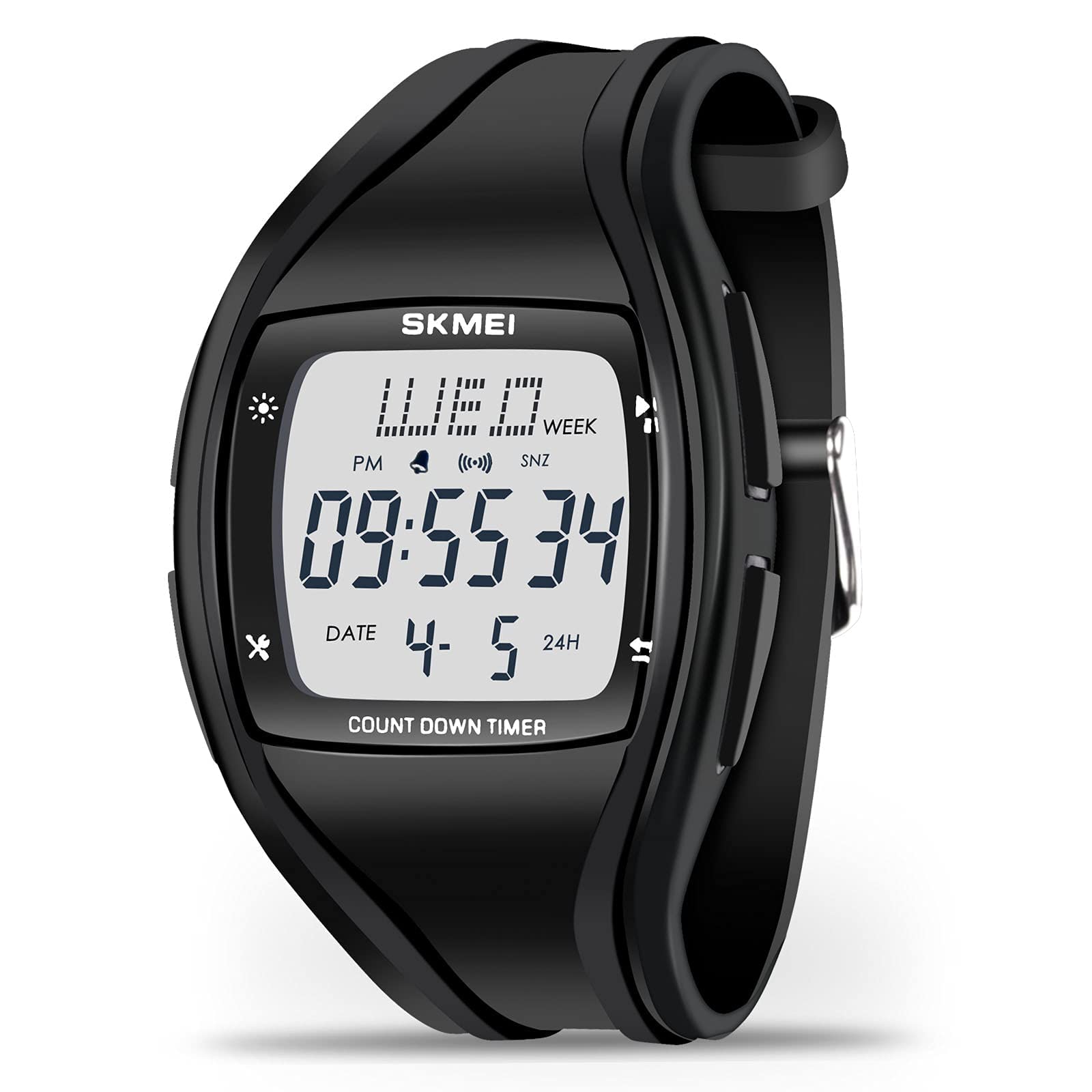 CakCityMens Digital Sport Watches for Men Wrist Watches for Men with Alarm Stopwatch Waterproof