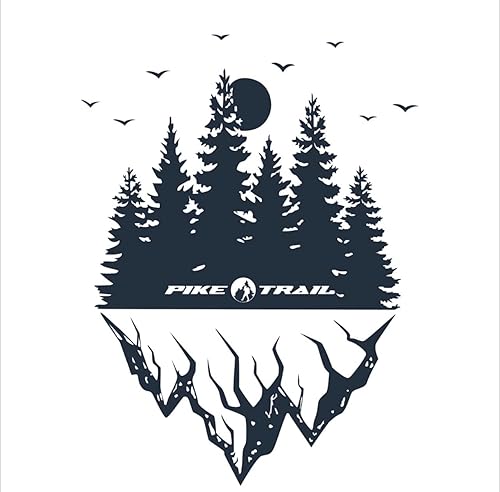 Miniatura 8 de Pike Trail Bastones de trekking  Palillos plegables de fibra de carbono ligeros para caminar y senderismo  para hombres y mujeres  Altura ajustable