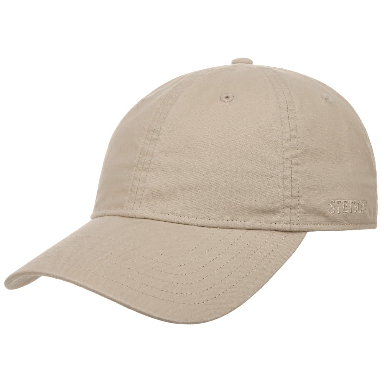 Stetson Ducor Sun Guard Fullcap Uomo - Cappellino da Baseball in Cotone bio (sostenuto) - Primavera/Estate - Protezione UV 40+ - Look-StoneWashed - Cappellino da Esterno