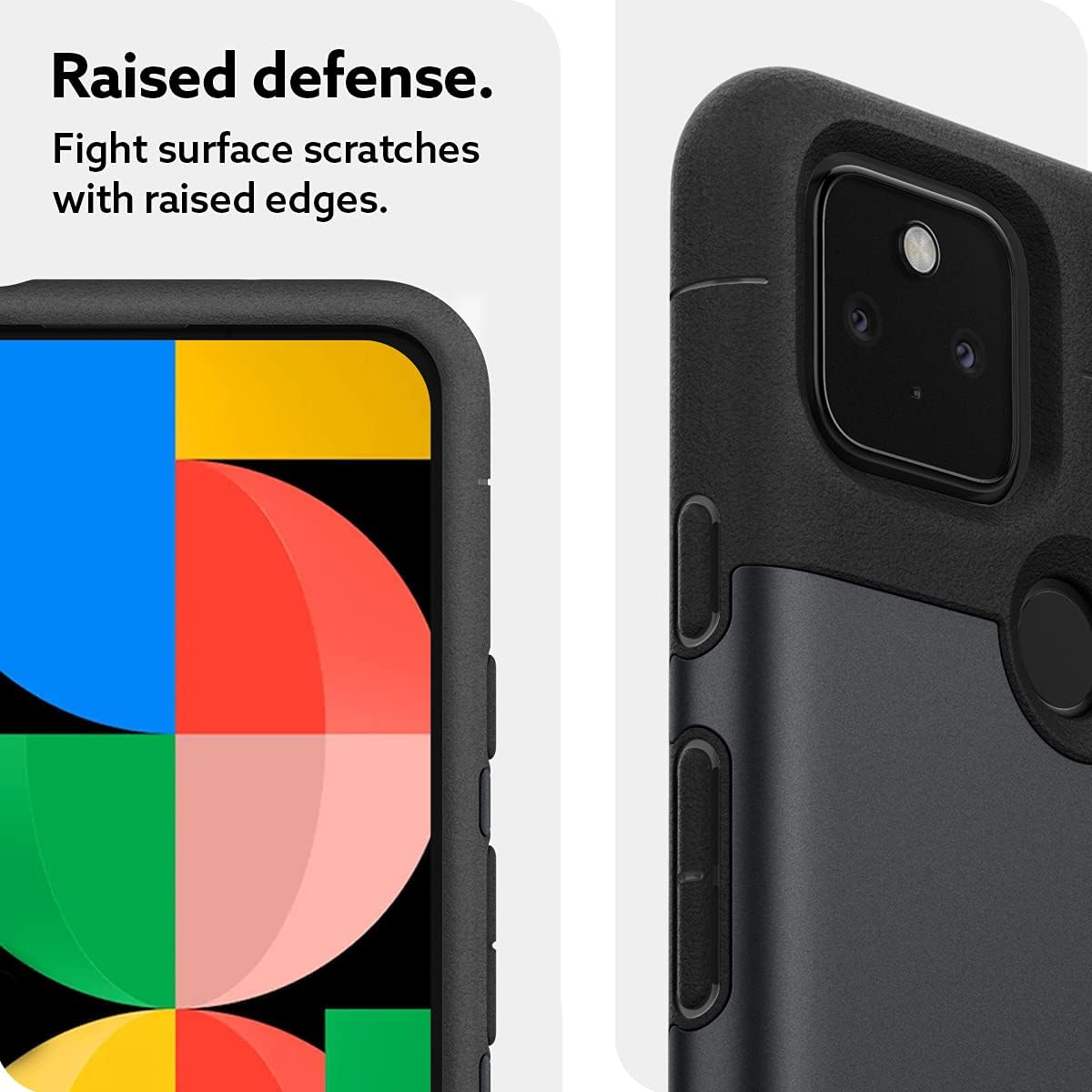 Caseology Legion Compatible with Google Pixel 5a Case 5G (2021) - Stone Black