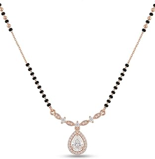 Zeraki Jewels Pragya Mangalsutra Rose Gold For Women Price In India