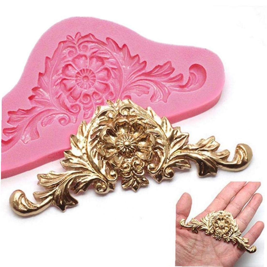 Lankater As Shown 3D Crown Baking Mold Sugarcraft Fondant Chocolate Cake Mould Pastry Decorating Tools