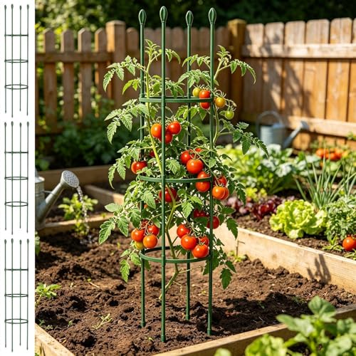 Cages à tomates tuteur réglable pour stabiliser les légumes