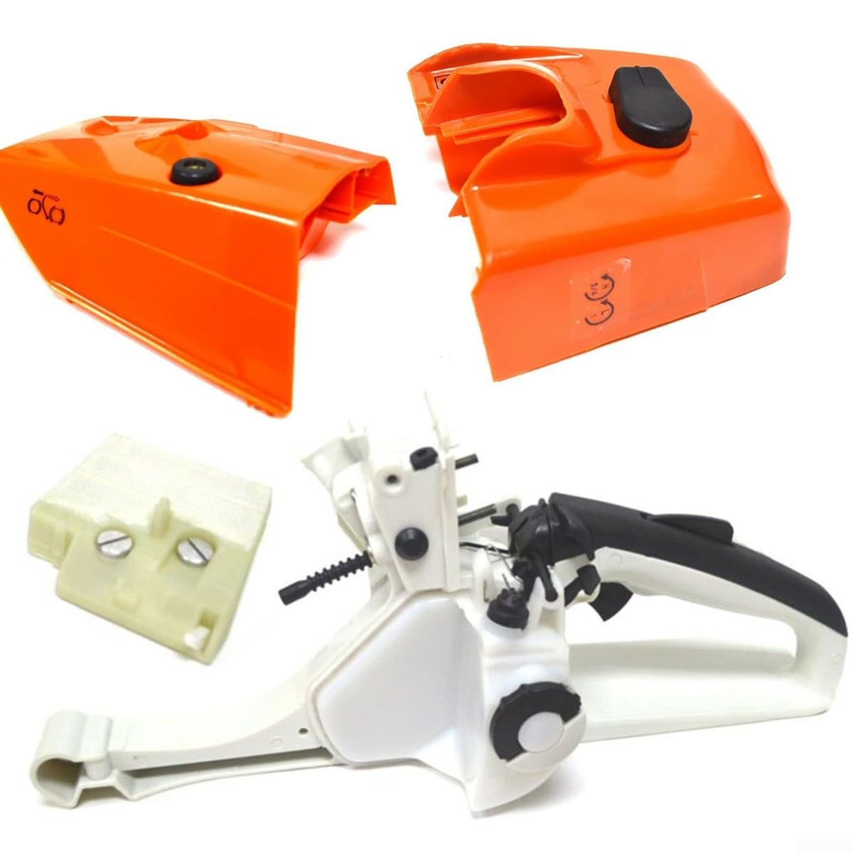 Juego de cubiertas de filtro de aire para tanque de gas con mango trasero para motosierra 026 Ms260, sustituye a 1121 350 0829 1121 080 1605 accesorios de piezas