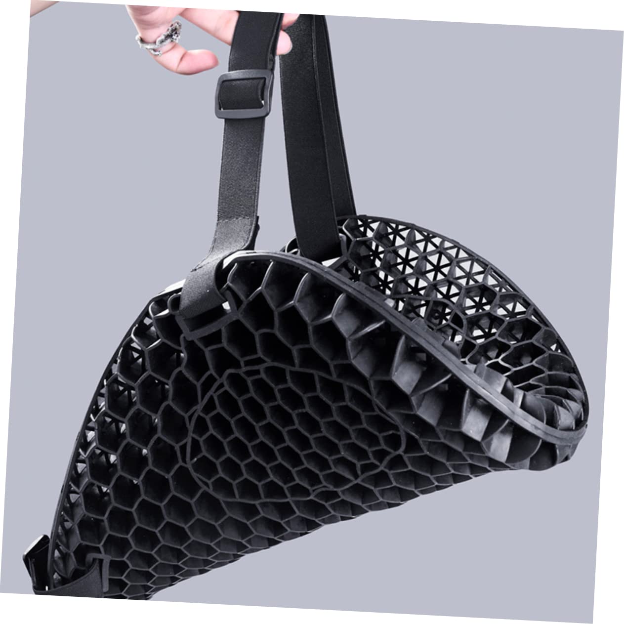 Gatuida Cojín de Gel y Funda de Felpa para Asiento de Motocicleta Negro, Absorción de Impactos y Aislamiento Térmico, Adecuado para Viajes Cómodos y Seguros