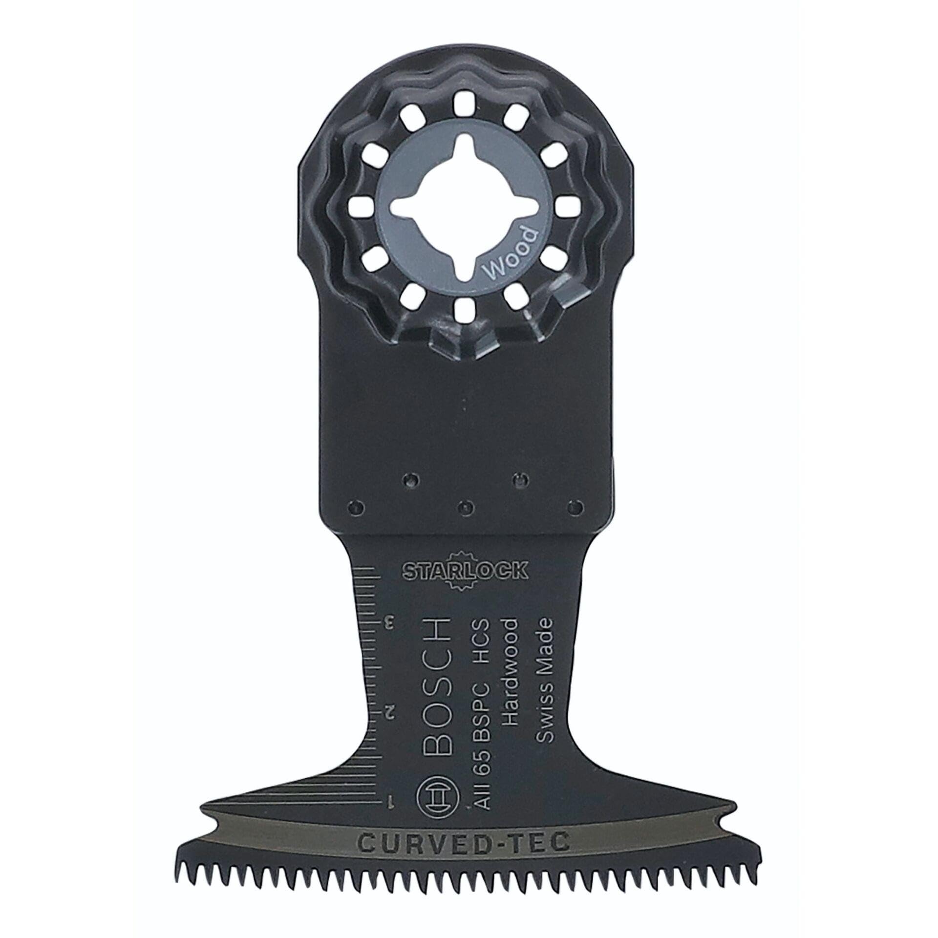 Lame plongeante HCS AII 65 bspc Bosch pour découpe nette du bois dur 40x65mm
