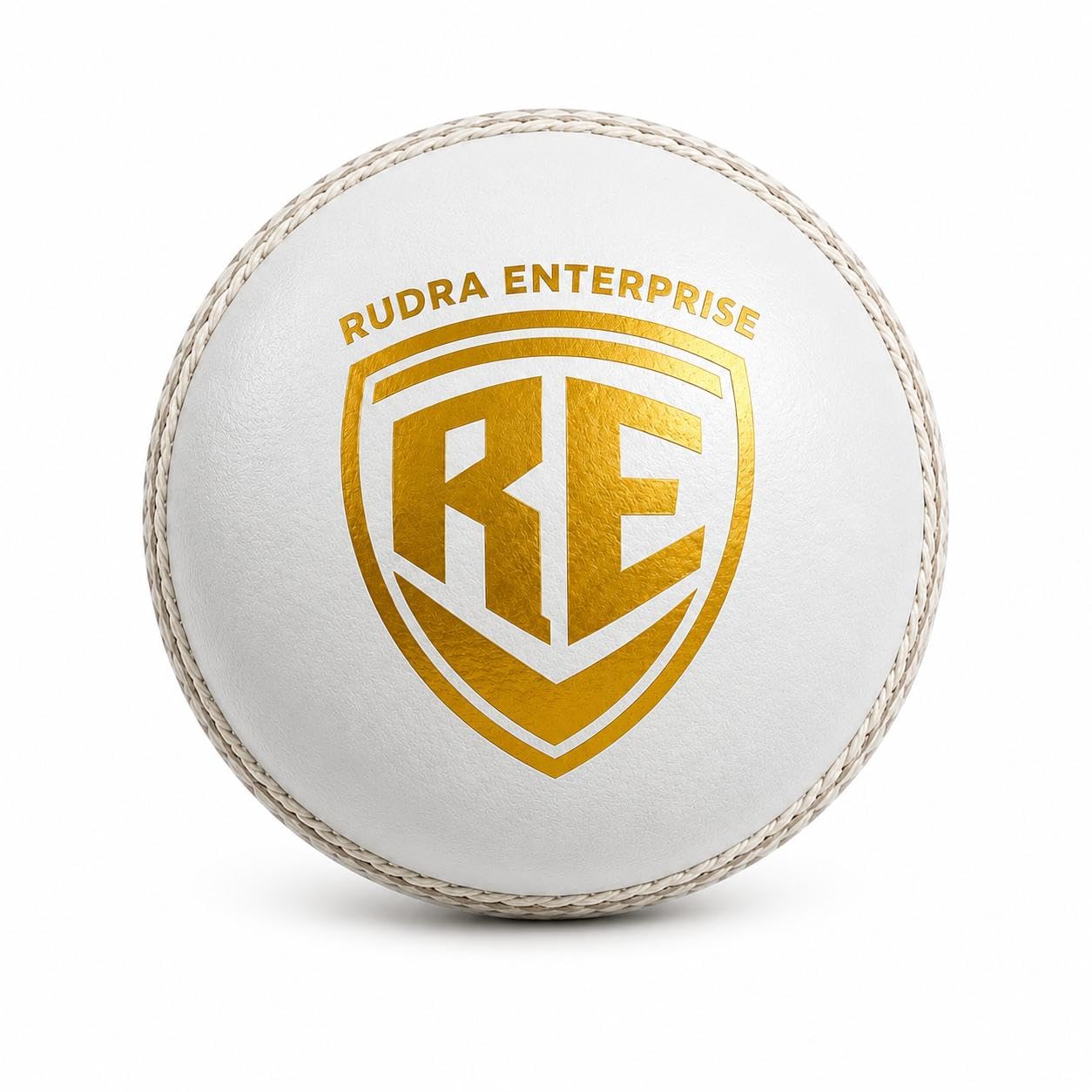 RE White Leather Cricket Ball, 5.5 oz, Grade A, Club 30 Overs Ball (2) | Water Proofed, Genuine Alum Hide, Test Match Grade, 4-Piece Stitched, All Formats-picture-34
