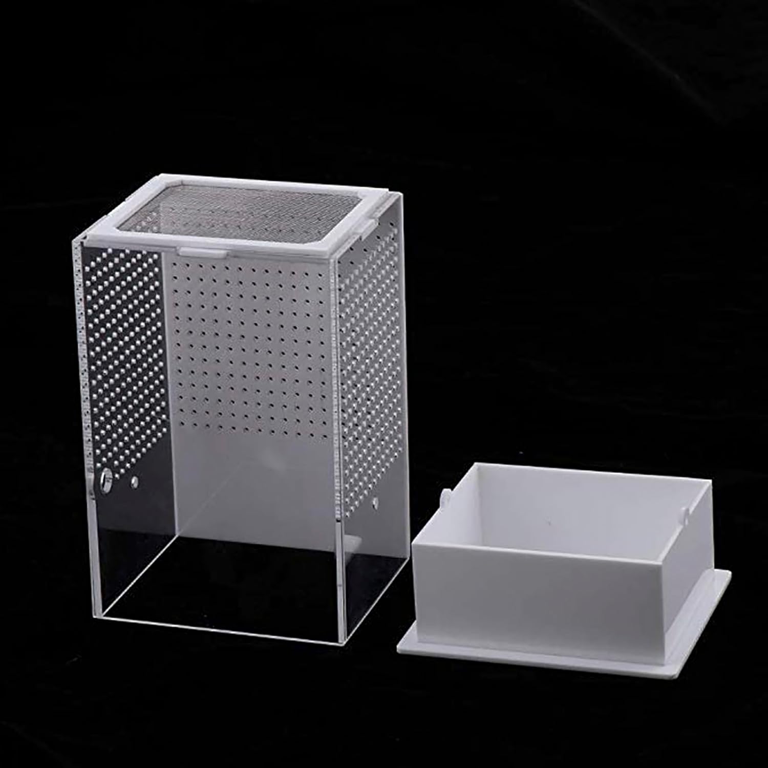 OMEM Reptile Breeding Box, Insect Incubator, for Orchid Mantis, African Phantom Mantis, Reptile Resting Habitat and Entertainment
