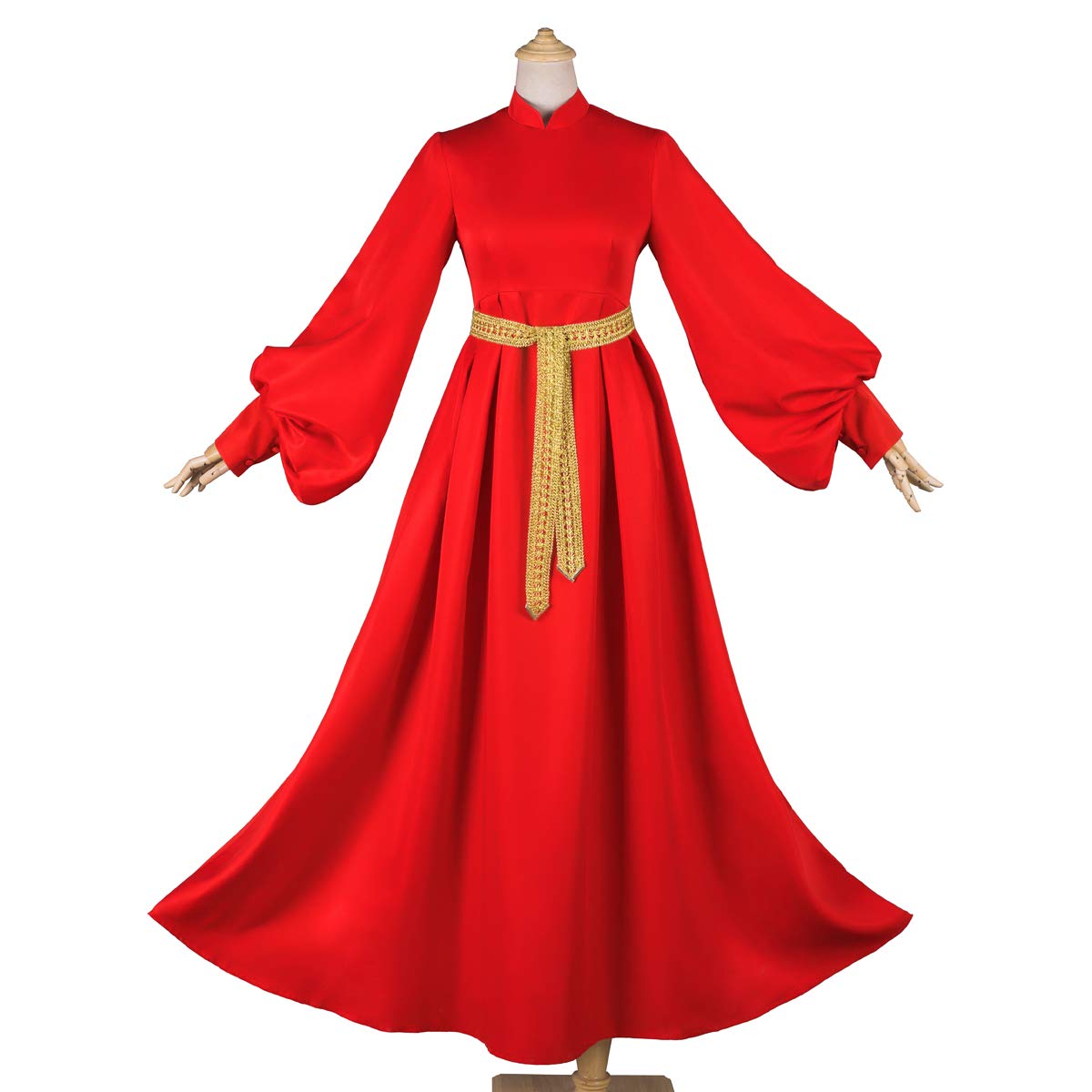 Icos Womens Long Sleeve Red Peasant Dress | Desertcart Fiji