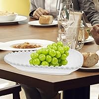 Vista 7 de Hemoton Plato de ensalada de postre en forma de corazón, platos llanos de cerámica de 6.9 pulgadas, platos de corazón para postres, aperitivos