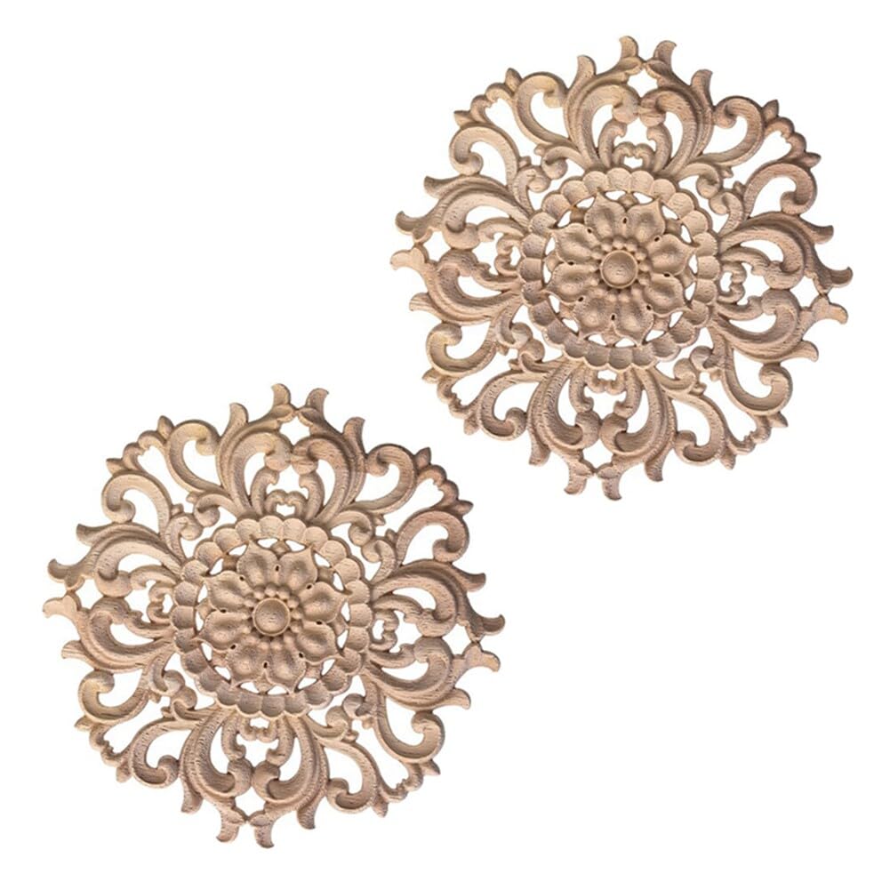 ABOOFAN Appliques En Bois Sculpté Pour Vases Appliques Pour