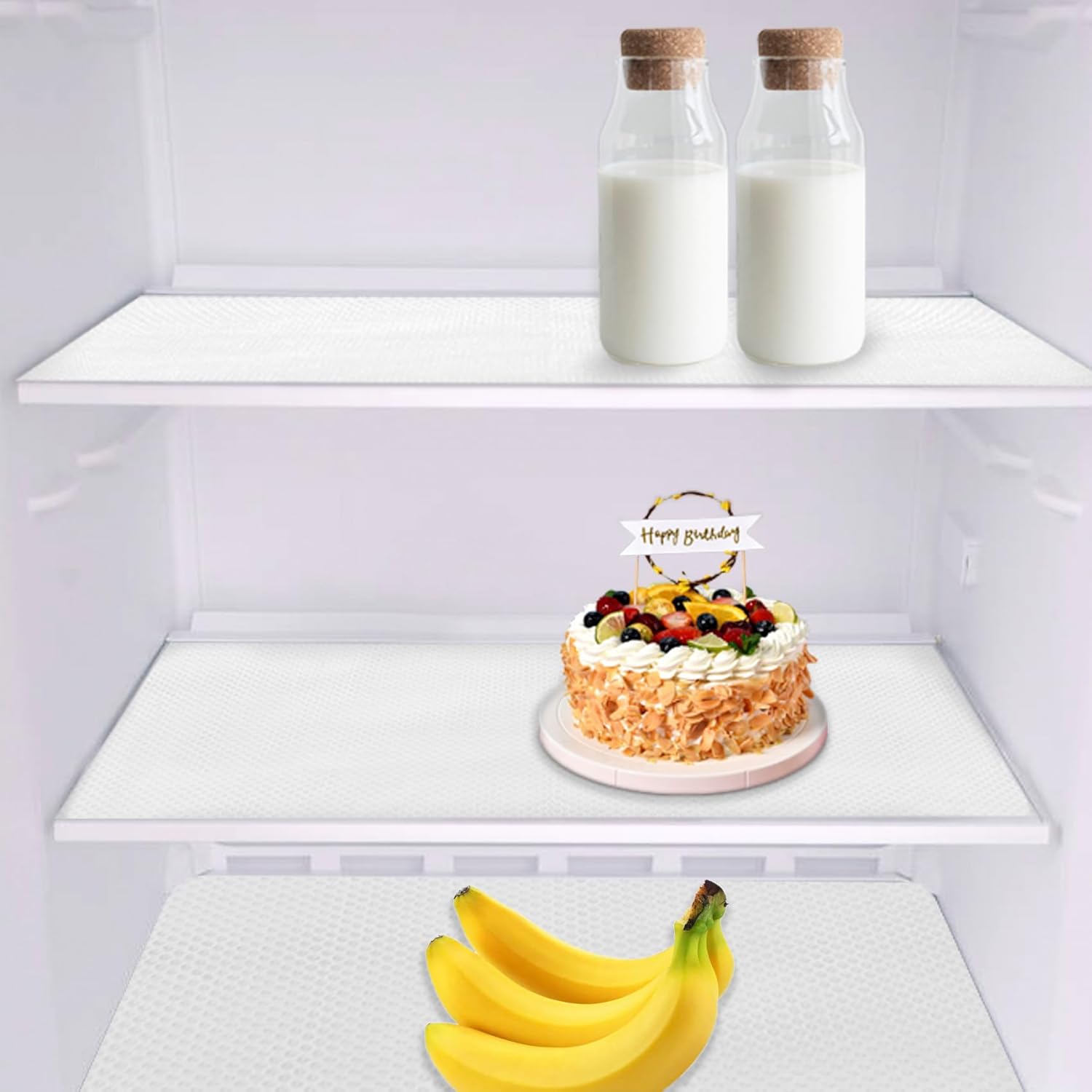 6 Pcs Refrigerator Liners, Fridge Liners, Refrigerator