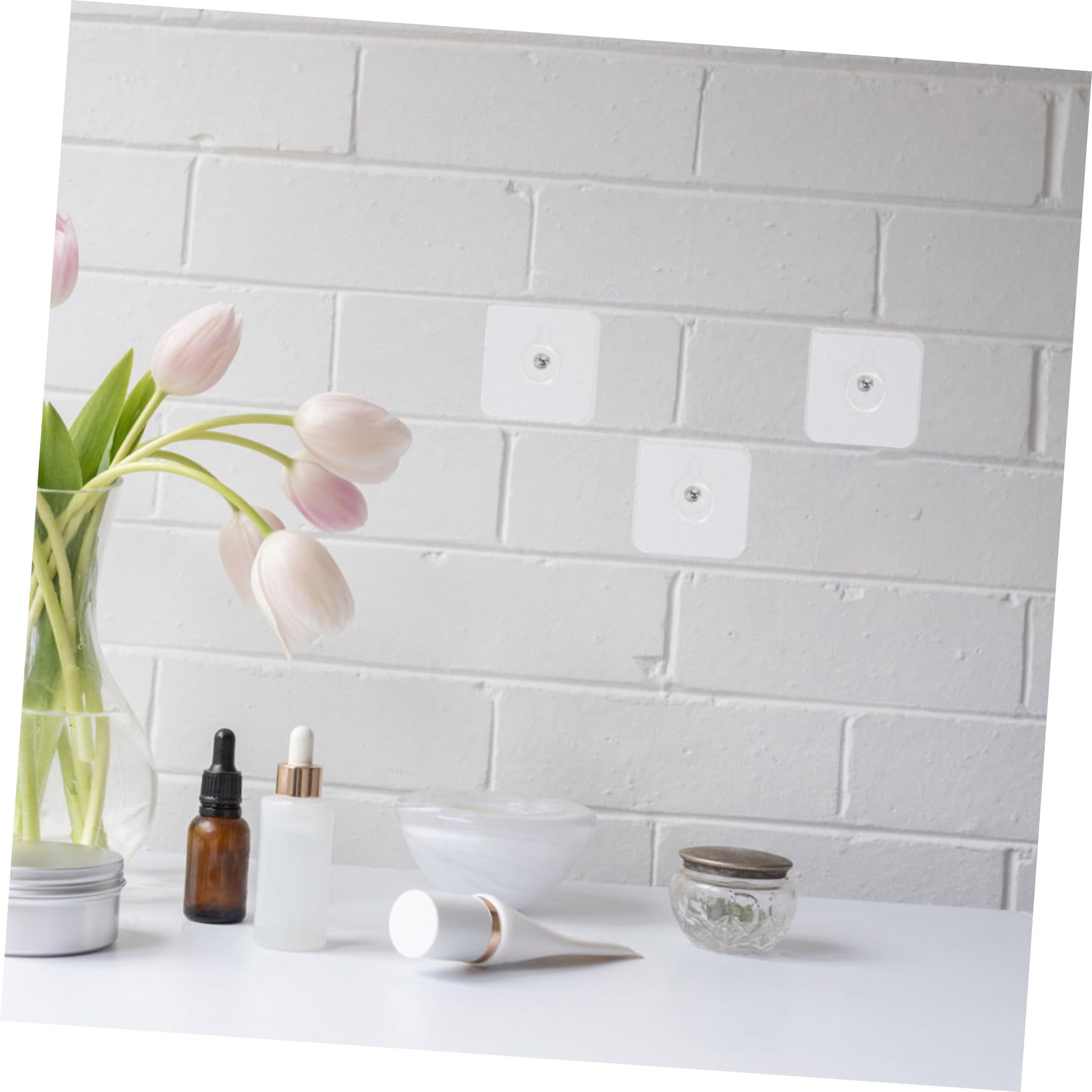 jojofuny 60pezzi Ganci Adesivi Per Cornici Da Appendere Senza Chiodi Design Flessibile Per Pareti Adatti Superfici Ceramica e Resistenza e Durabilità Elevate