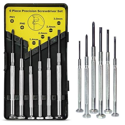 Mcare 6in1 Precision Screwdriver Set|Multi Repair Screwdriver for Watch, computer, mobile repairing tool kit, laptop screwdriver set. [Z0307]