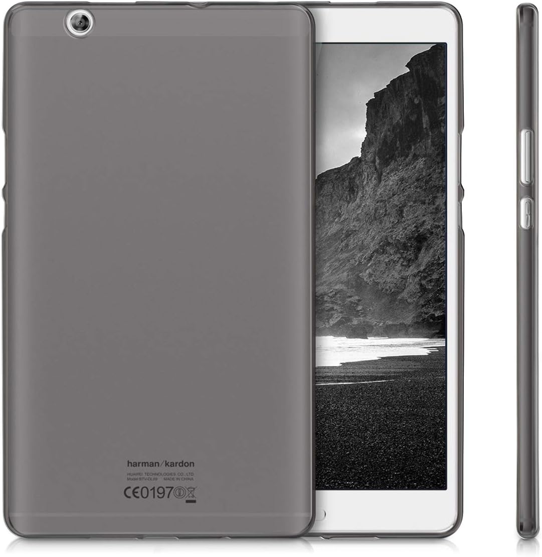kwmobile Case Compatible with Huawei MediaPad M3 8.4 Case - Soft TPU Back Protector Cover for Tablet - Black