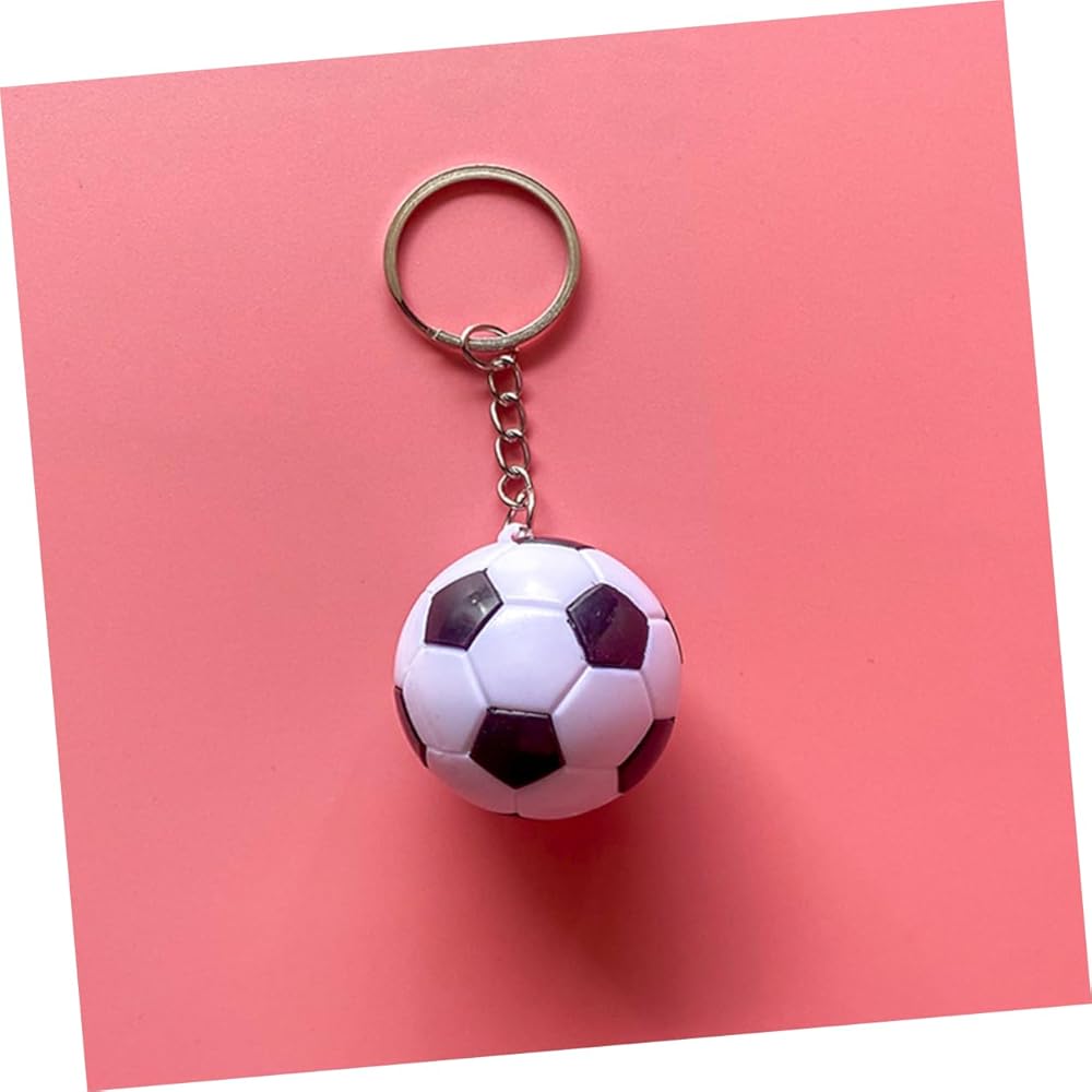 Amazon.co.jp: [SAFIGLE] 3個 ぶら下げキーホルダー サッカー