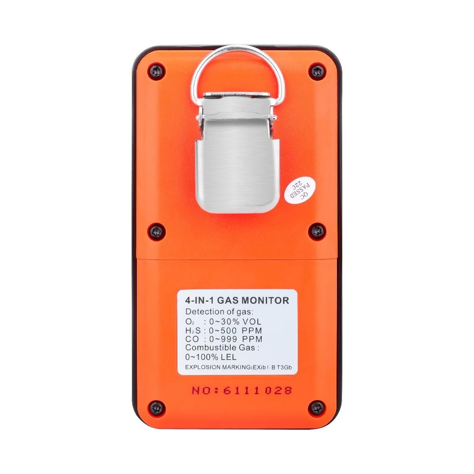 Monitor Detector de Gas múltiple 4 en 1, medidor analizador de Gas Combustible O2, sulfuro de hidrógeno H2S, monóxido de Carbono CO Monitoreo rápido