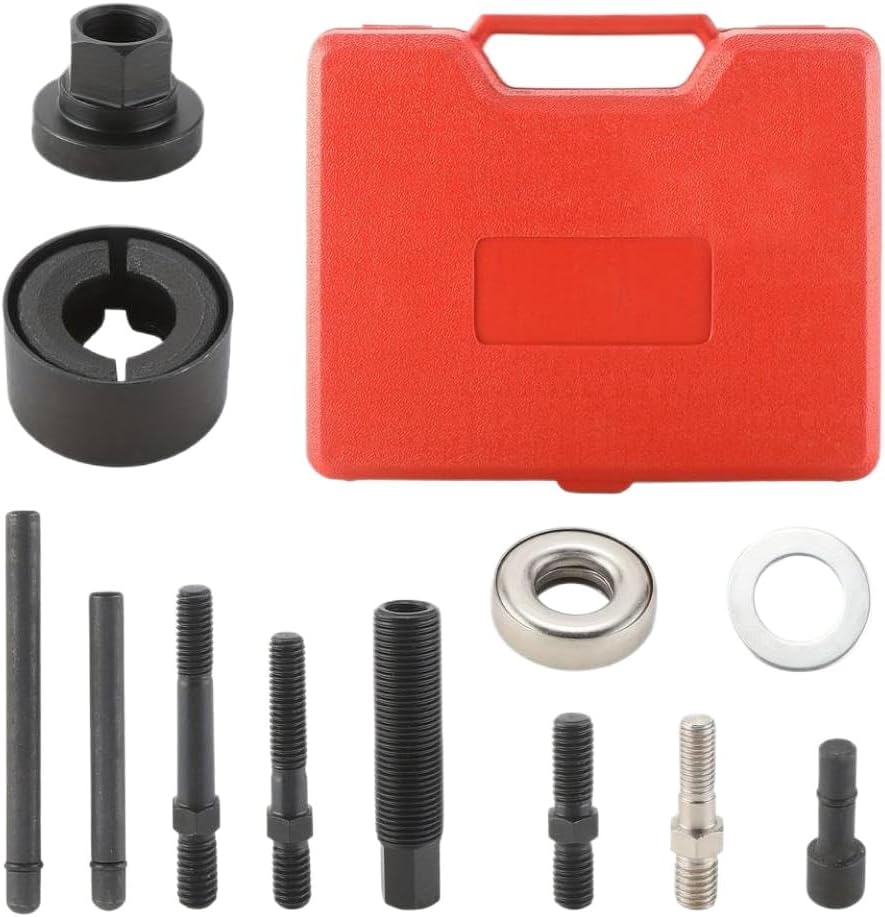 Power Steering Pulley Puller Installer Kit for Water Pump Vacuum Pump Pulleys Installation Remover On Most Engines