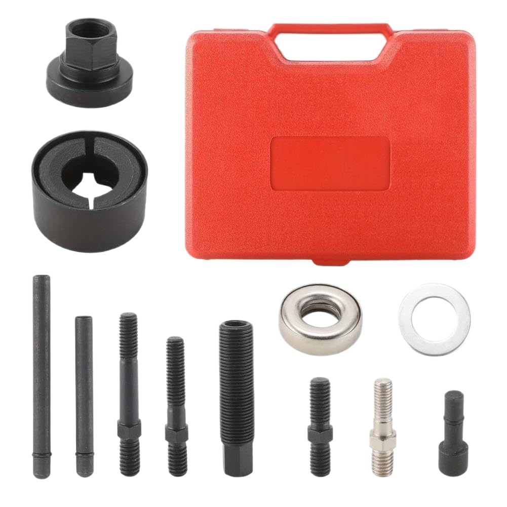 Kit de instalación de Extractor de polea de dirección asistida para Bomba de Agua, removedor de instalación de poleas de Bomba de vacío en la mayoría de los Motores