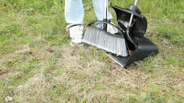 Commercial Broom And Dustpan Set With Long Handle Outdoor Heavy Duty Broom And D - View #14