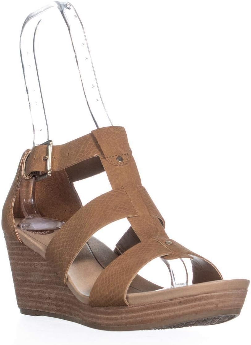 Dr. Scholl's Shoes Women's Barton Wedge Platform Sandal,Saddle Snake Print,6.5