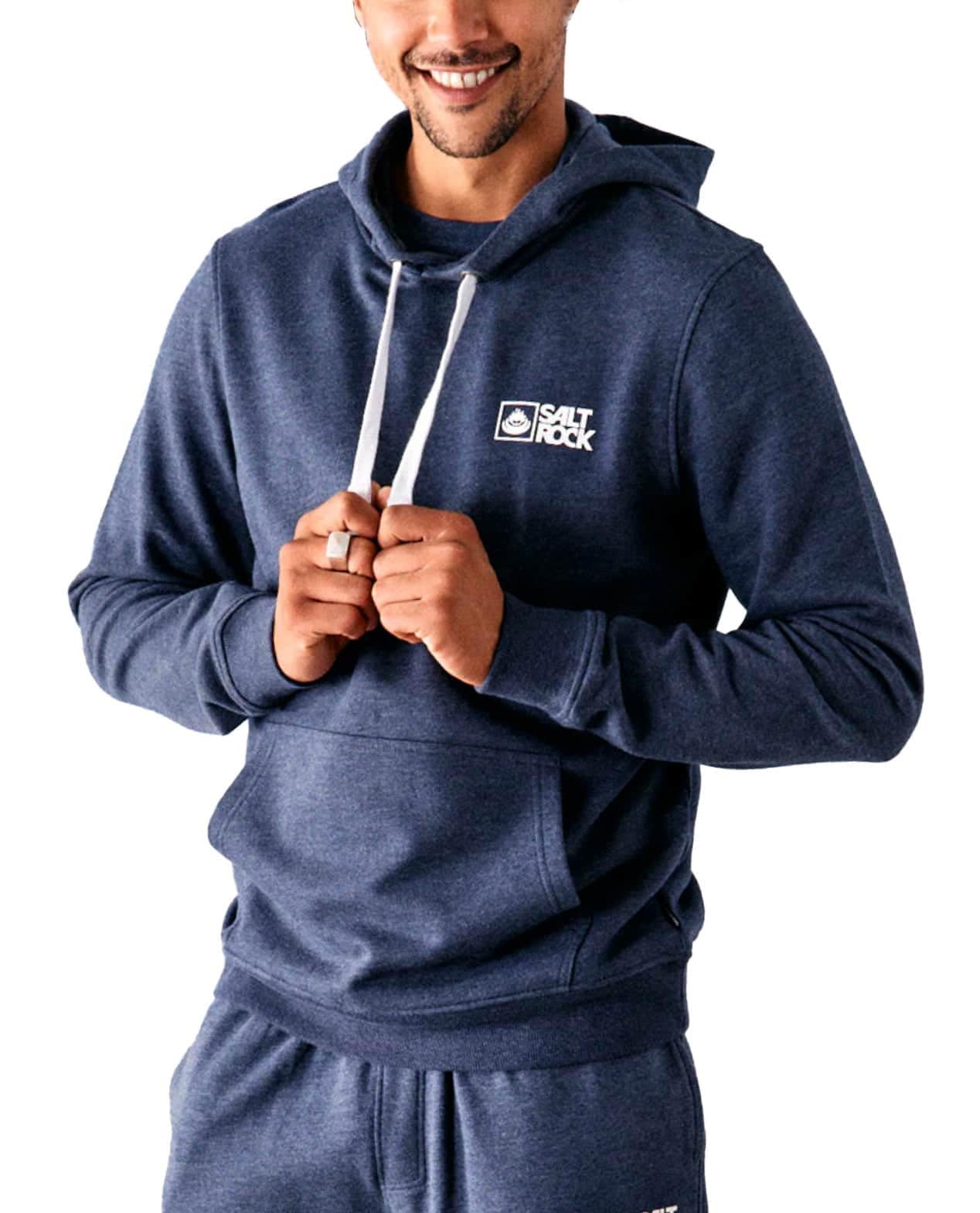Saltrock Men's Dress Blue ® Original | Pop Hoodie | Blue | Size: L