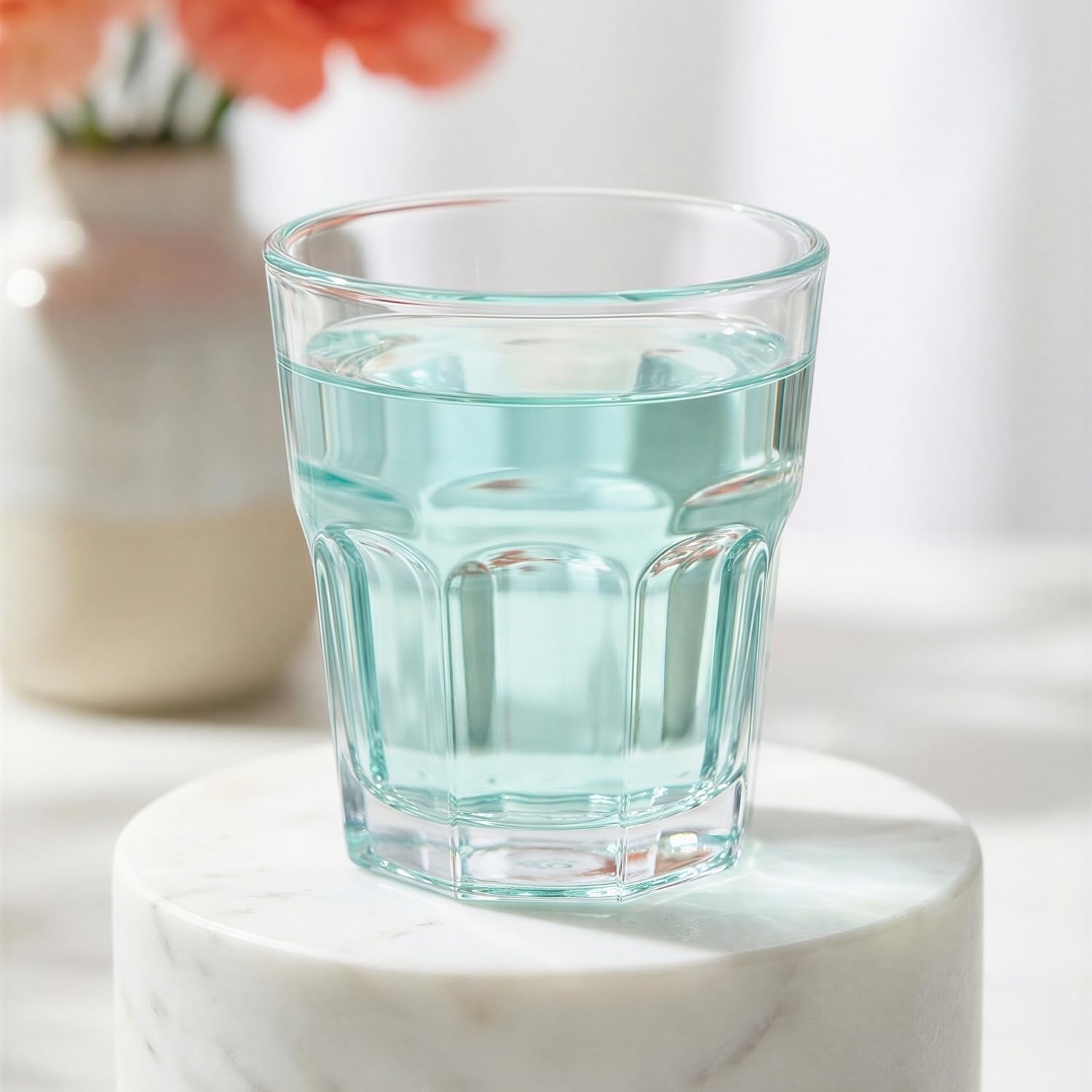Lav Glassware 200Ml Aras Water Glasses - Pack Of Six