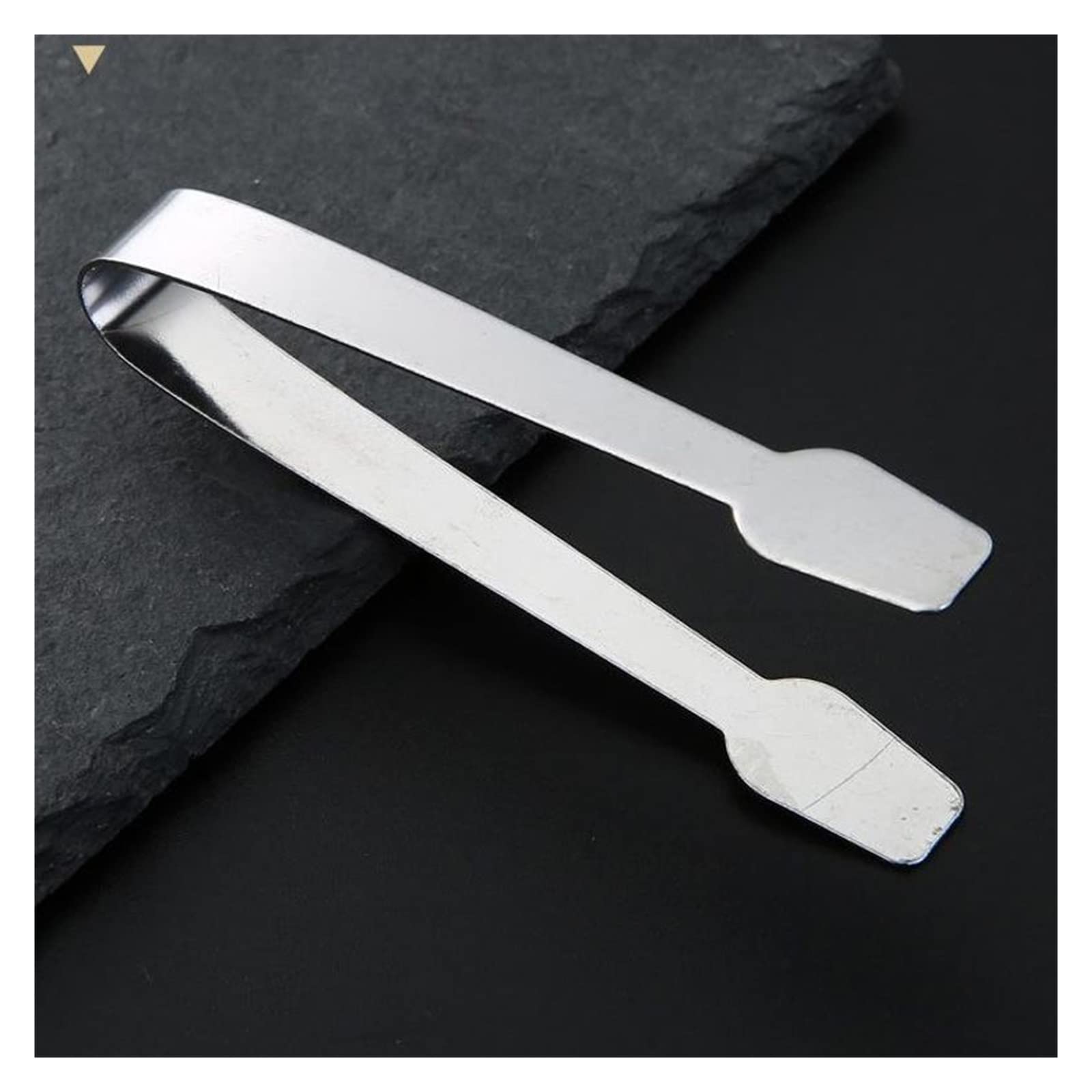 Zange Mini Eiswürfelzange Zuckerclip Edelstahl Eiszange Küchenwerkzeug Küchenzubehör