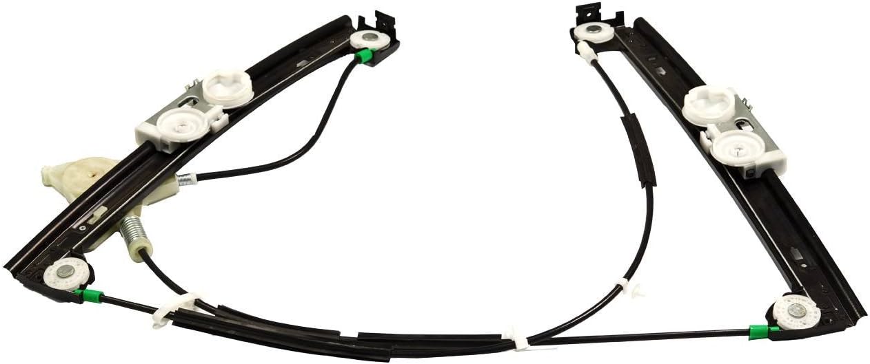 Window Regulator Front Right RH Passenger Side Compatible with Mini Cooper 2005-2008 Replacement for 51337162164