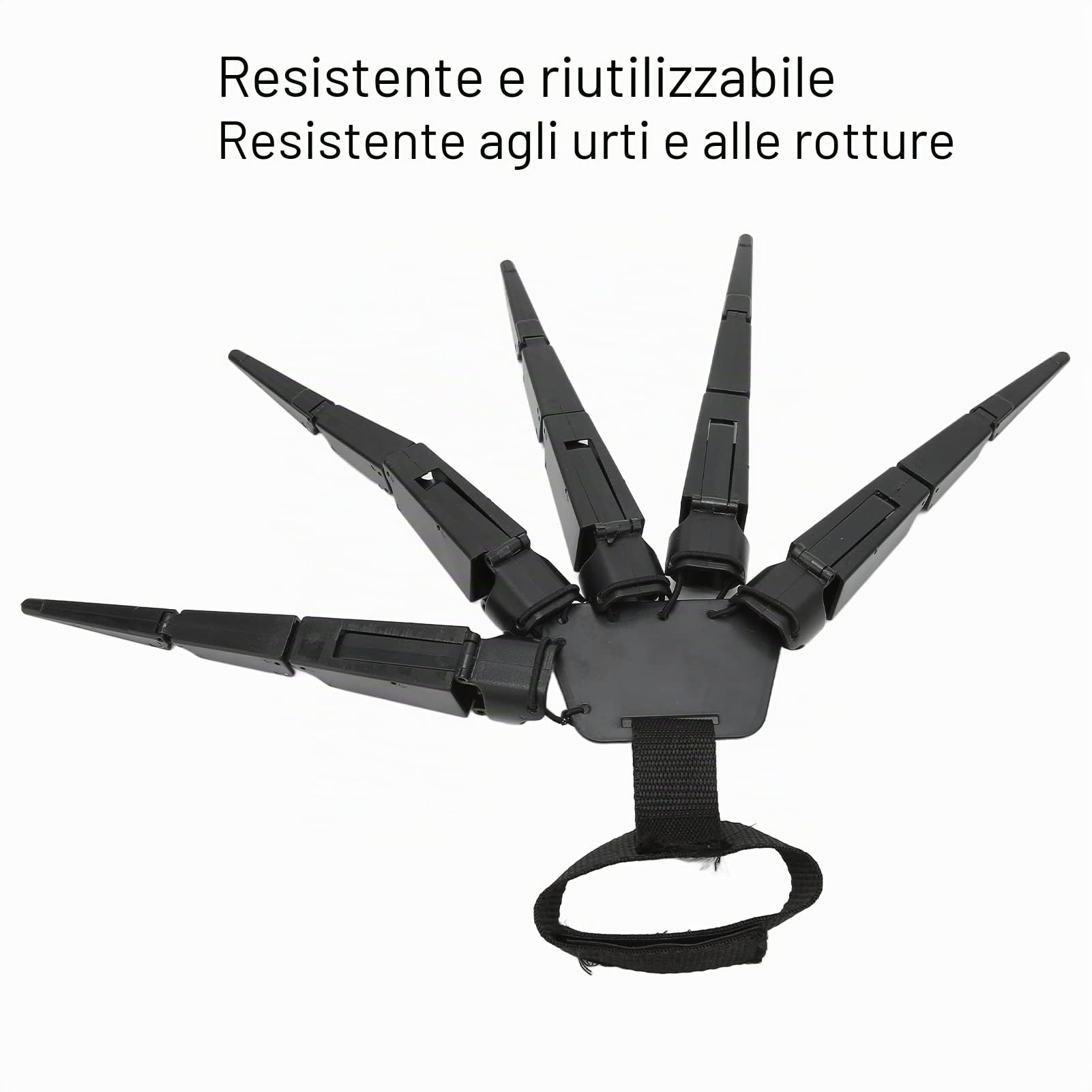 YUYTE Dita Articolate di Halloween, Estensione del Dito Indossabile Orribile Forniture per Feste Puntelli per Cosplay, Accessori per Cosplay di Halloween, Puntelli per Artigli