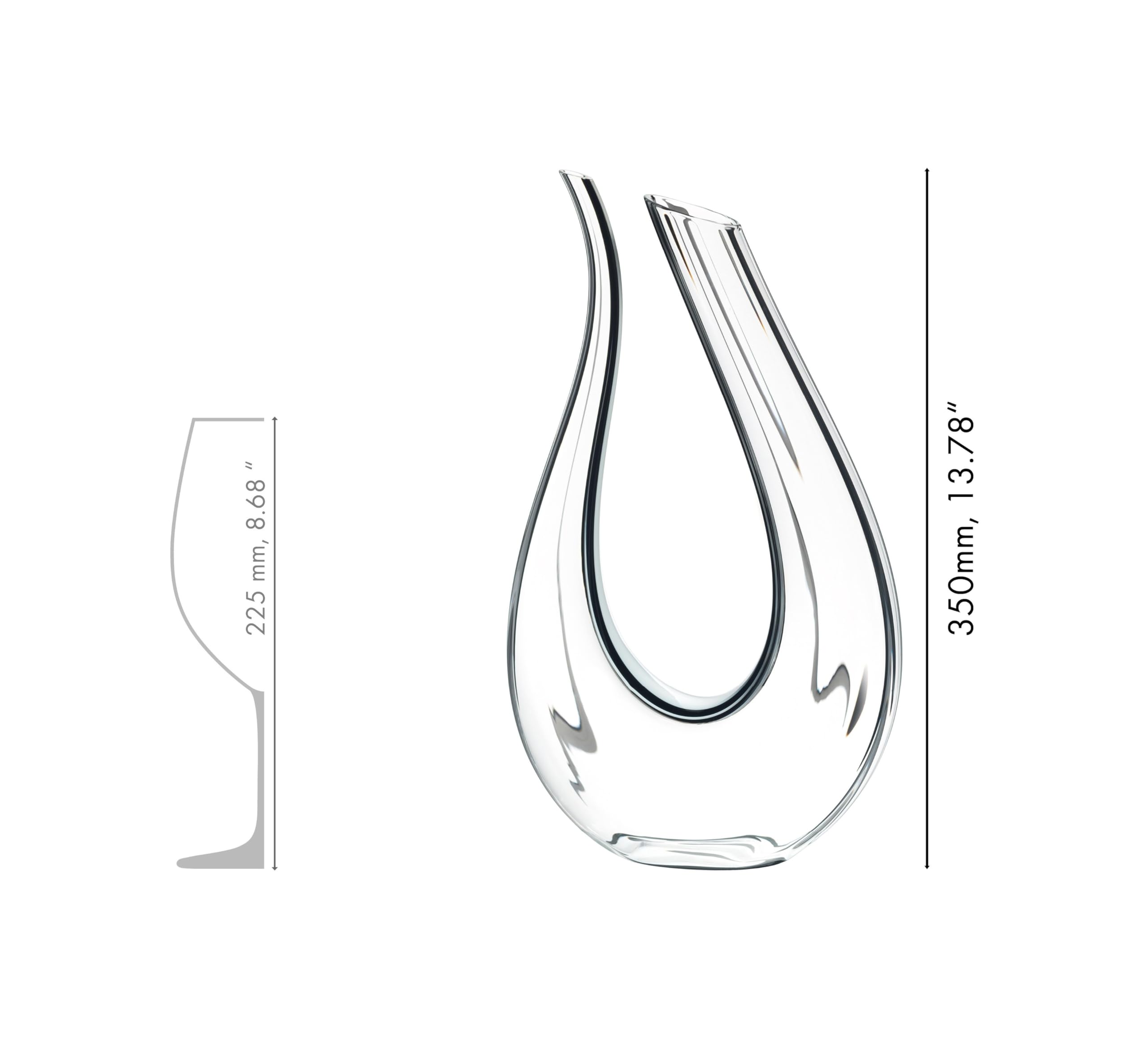 Riedel - Decantador Amadeo - Blanco y negro - Optic 1756
