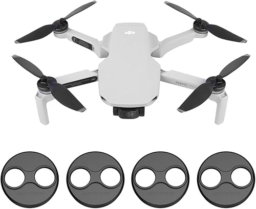 Miniatura 7 de 4 piezas de aluminio tapa protectora de polvo para DJI Mavic Mini Drone accesorio a prueba de polvo a prueba de arañazos accesorios de protección