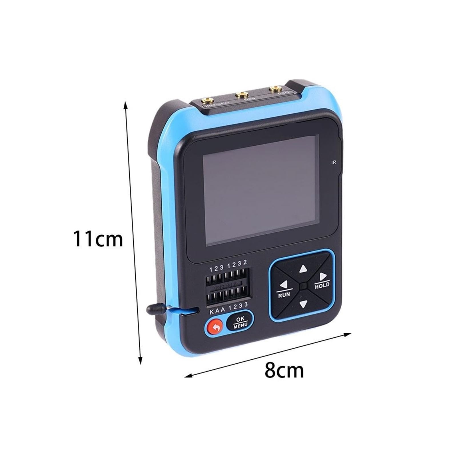 3 w 1 oscyloskop cyfrowy Tester próbnik elektroniczny wielofunkcyjny Generator sygnału Tester komponentów elektronicznych 500KHz 10 MS/s Test napięcia i prądu(B)