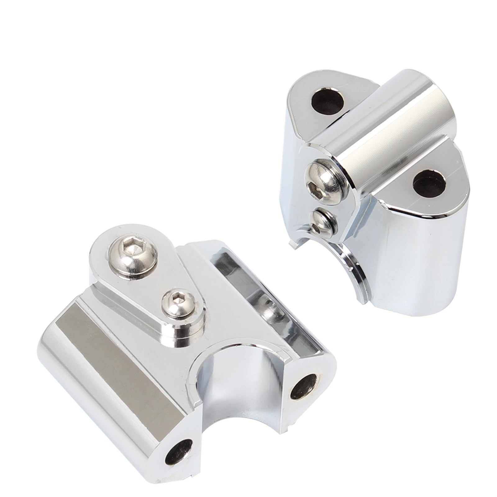Barra elevadora manillar R18 cromada en aluminio para moto 2020-2022 8