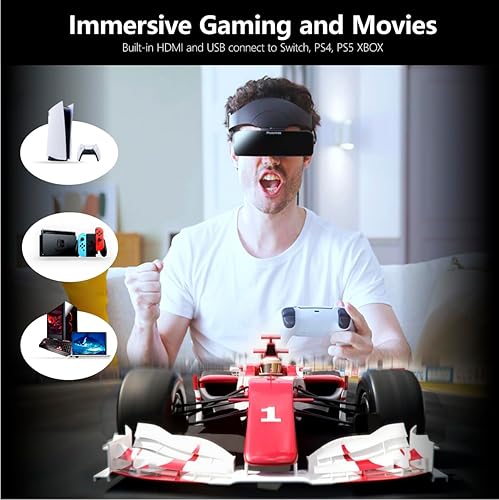 Miniatura 3 de Photontree Pro Display, 2D  3D Glasses for Netflix Prime Video Hulu Apple TV+ YouTube Video Movies Compatible with Laptop PC Xbox PS4 PS5 Smartphone