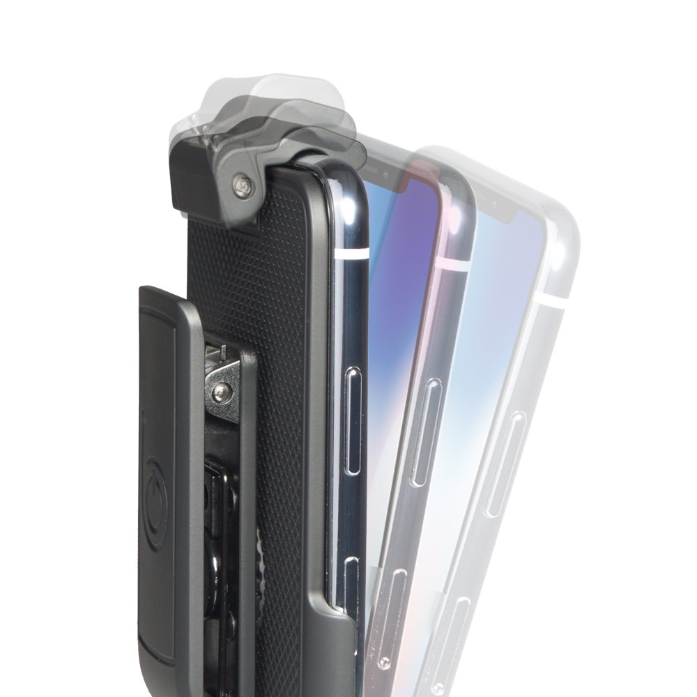 Toughcase IPhone 11 Pro Belt Clip Holster Case - Rugged, Matte Black With Kickstand