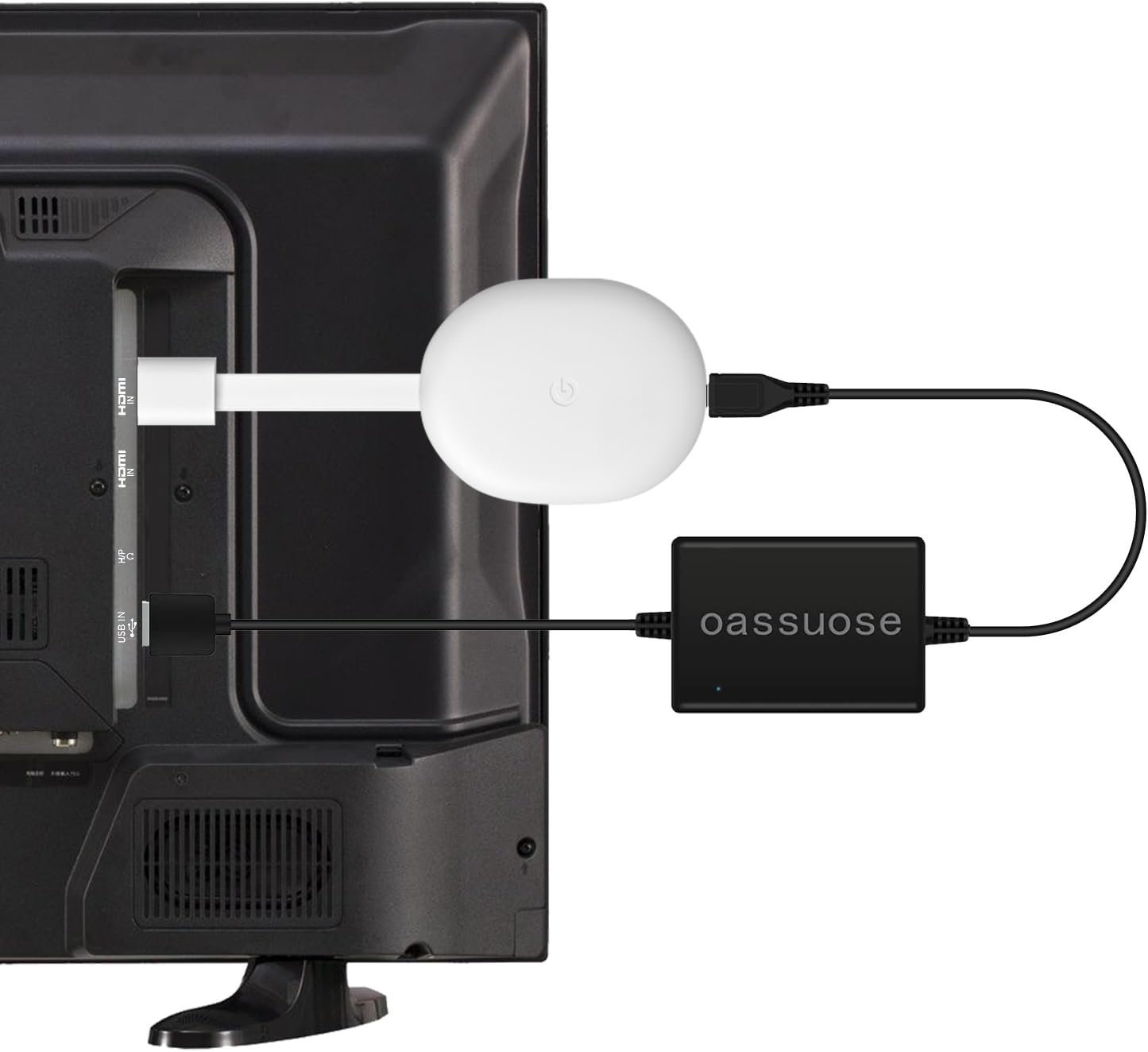 Oassuose USB Power Cable Adapter for Chromecast with Google