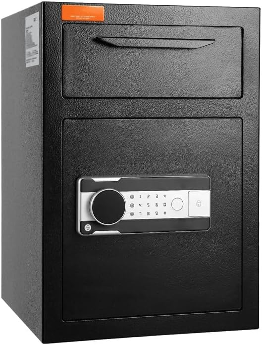 Deposit Box Electronic Code Lock And 2 Keys Business Safe For Family Hotels