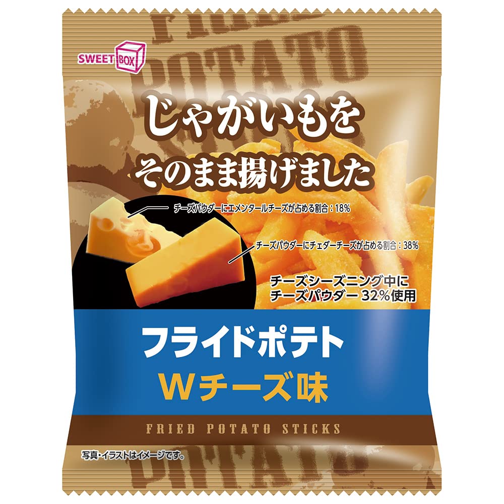 Amazon.co.jp: スイートボックス フライドポテトWチーズ味 42g×12個