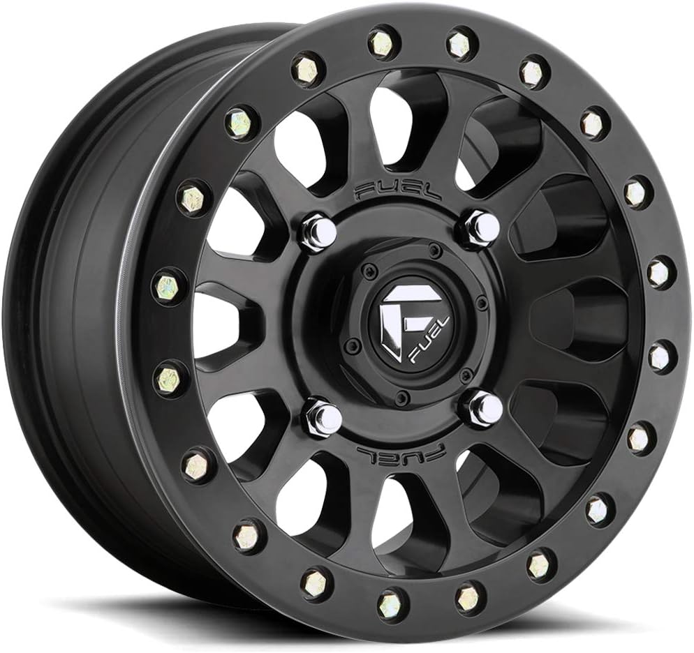 Fuel Vector Beadlock 15x7 ATV/UTV Wheel - Matte Black (4/137) 5+2 [D9201570A655]