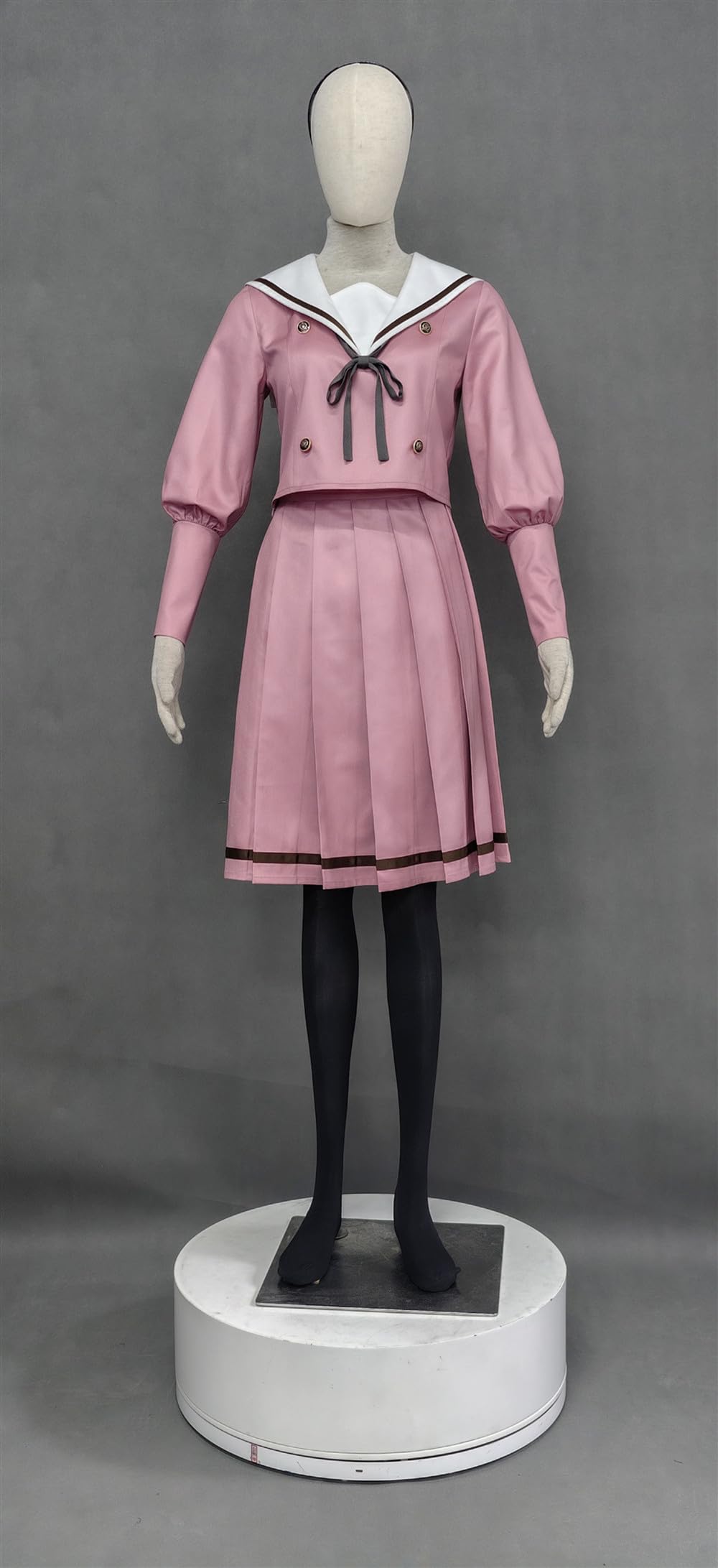Disfraz de anime para mujer, color rosa