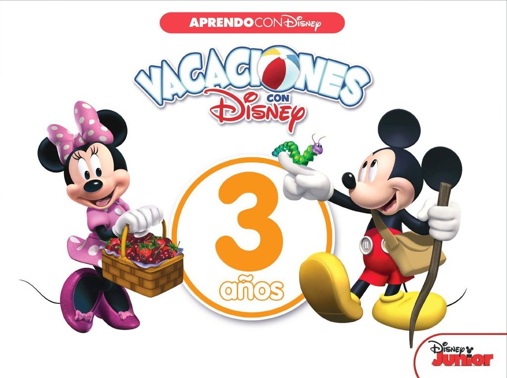 Vacaciones con Disney (3 años) (Disney. Cuaderno de vacaciones) (Aprendo con Disney)