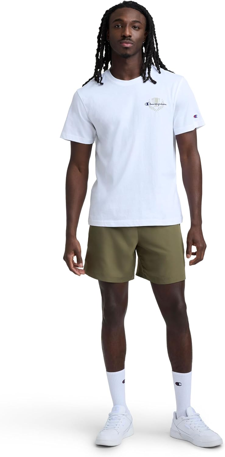 Champion Men's Classic Graphic Short Sleeve T-Shirt, Standard Fit, Champion Club Graphics