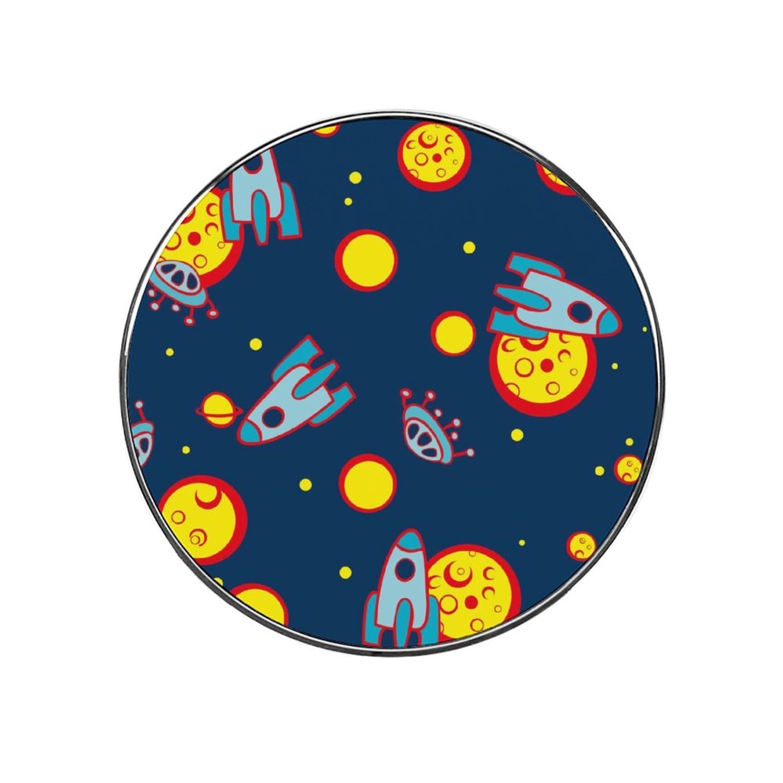 Planet Rocket Refrigerator Magnet Decorative Locker Magnet For Kitchen And Office Home Décor